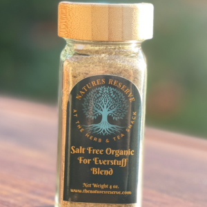 Salt free organic everstuff jar ofspices