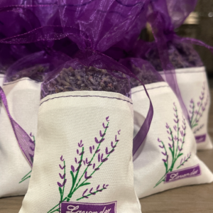 Purple and burlap Lavender Sachets